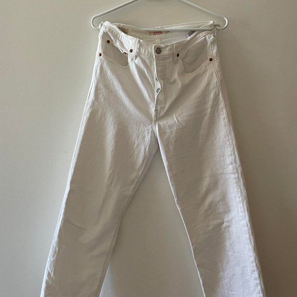 Levi's Ribcage Ankle Straight Jeans: Size 28 - Picture 4 of 4